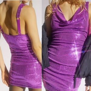 Pink Sequin Urban Outfitters Dress